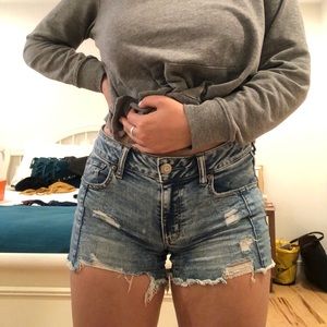 Denim shorts